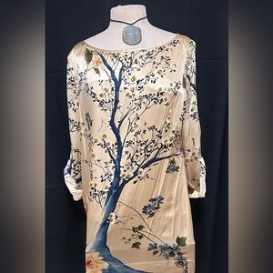 Floral Tree Print Dress